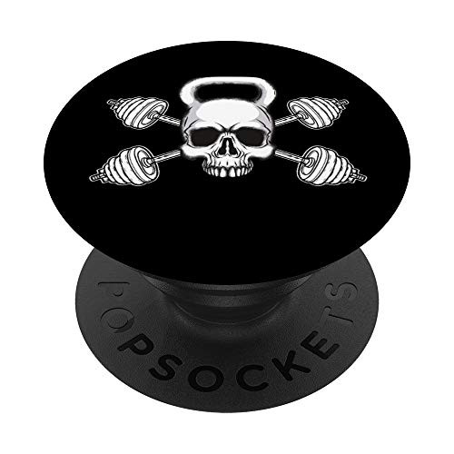 Kettlebell Skull Barbell Weights Exercise Bodybuilding Gift PopSockets PopGrip Swappable Grip for Phones Tablets Kettlebell Skull Barbell Weights Exercise Bodybuilding Gift PopSockets PopGrip Swappable Grip for Phones Tablets