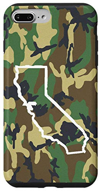 iPhone 7 Plus8 Plus California Home Camo Gear Camouflage Vintage Map Case iPhone 7 Plus8 Plus California Home Camo Gear Camouflage Vintage Map Case