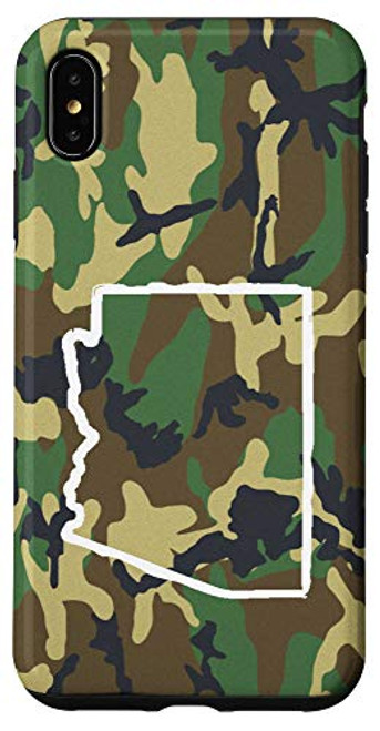 iPhone XS Max Arizona Home AZ Camo Gear Arizona Vintage Map Case iPhone XS Max Arizona Home AZ Camo Gear Arizona Vintage Map Case