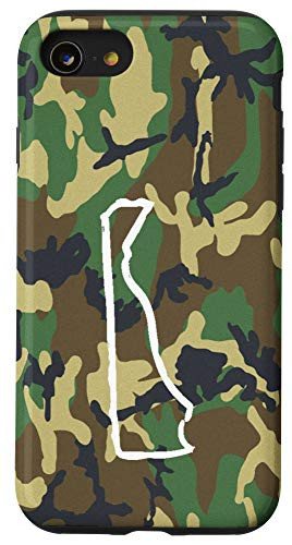 iPhone SE 2020  7  8 Delaware Home DE Camo Gear Delaware Vintage Map Case