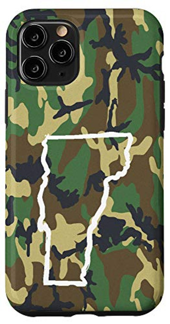 iPhone 11 Pro Vermont Home VT Camo Gear Vermont Vintage Map Case