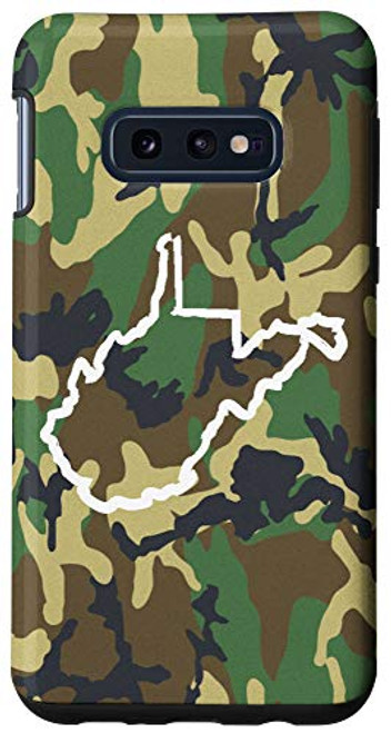 Galaxy S10e West Virginia Home WV Camo Gear West Virginia Vintage Map Case Galaxy S10e West Virginia Home WV Camo Gear West Virginia Vintage Map Case