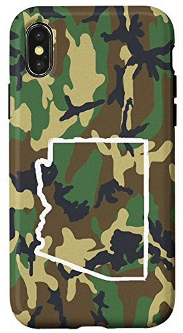 iPhone XXS Arizona Home AZ Camo Gear Arizona Vintage Map Case iPhone XXS Arizona Home AZ Camo Gear Arizona Vintage Map Case