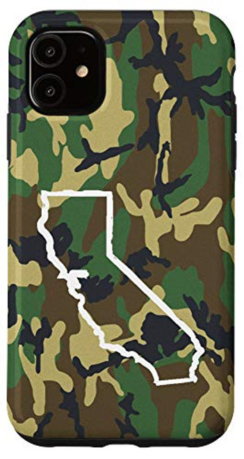 iPhone 11 California Home Camo Gear Camouflage Vintage Map Case iPhone 11 California Home Camo Gear Camouflage Vintage Map Case