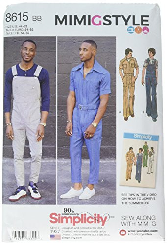 Simplicity Creative Patterns US8615BB Men and Boys, BB (44-46-48-50-52)