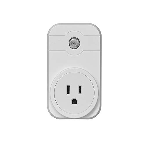 Wifi Smart Plug 1 Pack,Compatible with Alexa,Google,IFTTT Voice Control Remote Control Smart Outlet Switches with Timer - White