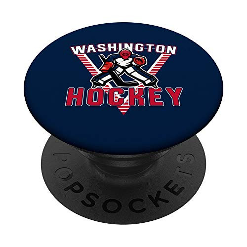 Old School Washington Hockey Retro 90s PopSockets PopGrip Swappable Grip for Phones Tablets Old School Washington Hockey Retro 90s PopSockets PopGrip Swappable Grip for Phones Tablets