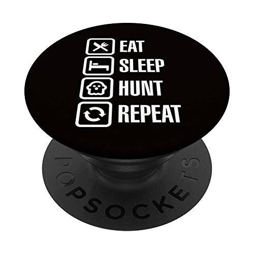 Funny Eat sleep ghost hunt repeat - ghosthunter gift idea PopSockets Grip and Stand for Phones and Tablets