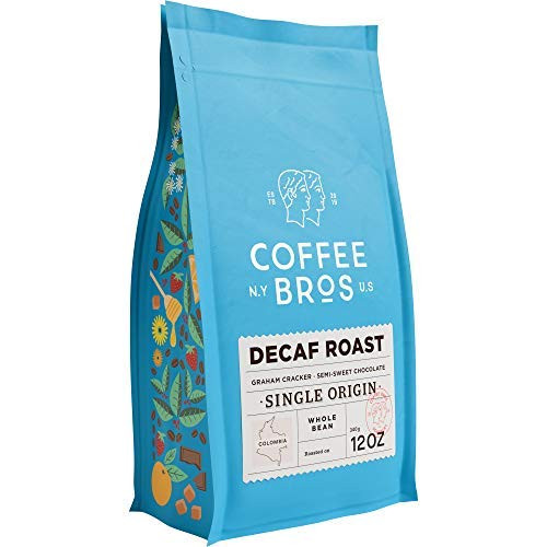 Coffee Bros Whole Bean Decaf Medium Roast Single Origin 12oz Bag Gourmet
