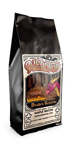 NerdFuel Drakes Reserve Maple Bacon Coffee Whole Bean Coffee