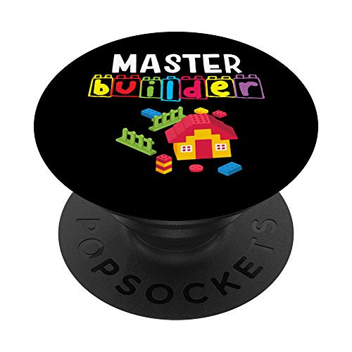 Master Builder Building Blocks Builders Construction Toys PopSockets Grip and Stand for Phones and Tablets