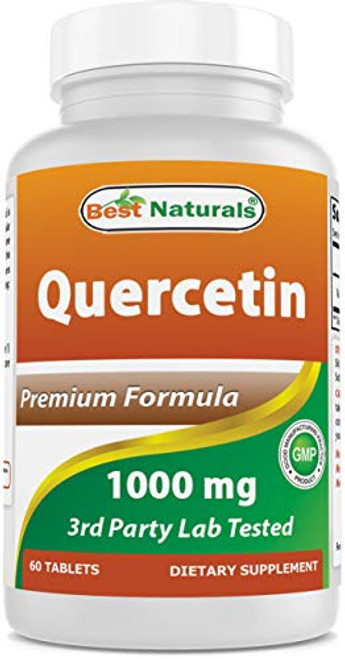 Best Naturals Quercetin 1000 mg Tablet - Immune Health - 60 Count Best Naturals Quercetin 1000 mg Tablet - Immune Health - 60 Count
