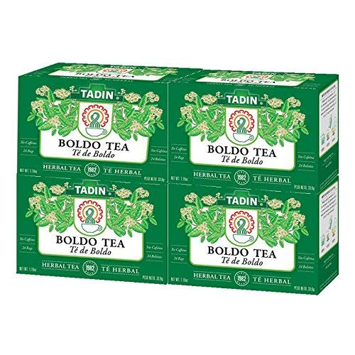 Tadin Boldo Tea 24 Count Pack of 4