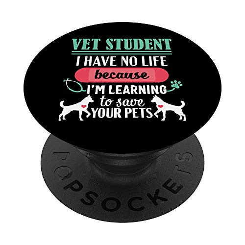 Vet Tech Gift for Women Student Veterinary Technician PopSockets PopGrip Swappable Grip for Phones Tablets Vet Tech Gift for Women Student Veterinary Technician PopSockets PopGrip Swappable Grip for Phones Tablets