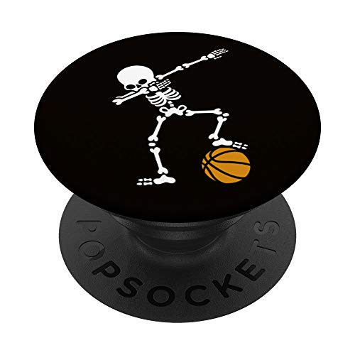 Hilarious dab dabbing skeleton basketball basket kid gift PopSockets Grip and Stand for Phones and Tablets