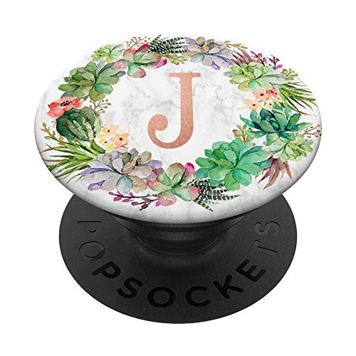 Cactus Succulent Rose Pink Letter J Initial Monogram PopSockets PopGrip Swappable Grip for Phones Tablets Cactus Succulent Rose Pink Letter J Initial Monogram PopSockets PopGrip Swappable Grip for Phones Tablets