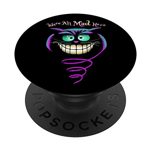 Cheshire Cat Were All Mad Here - Cute Girls and Boys Gift PopSockets PopGrip Swappable Grip for Phones Tablets Cheshire Cat Were All Mad Here - Cute Girls and Boys Gift PopSockets PopGrip Swappable Grip for Phones Tablets