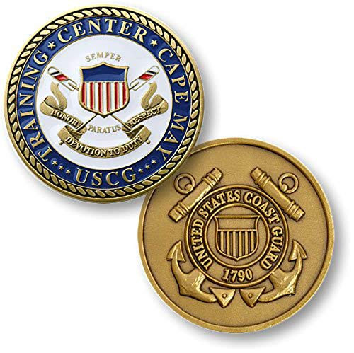 U_S_ Coast Guard Training Center Cape May NJ Challenge Coin