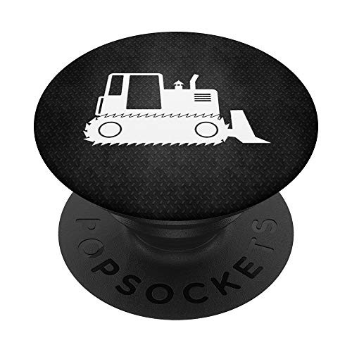 Construction Equipment Bulldozer Tractor PopSockets Grip and Stand for Phones and Tablets
