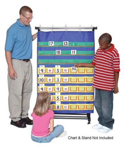 Carson-Dellosa Publishing - Addition   Subtraction Double Smart Pocket Chart Cards