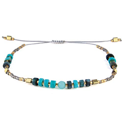 KELITCH Seed Beaded Friendship Bracelets Thin Rope Bracelets Women New Fashion Handmade Jewelry Gray H