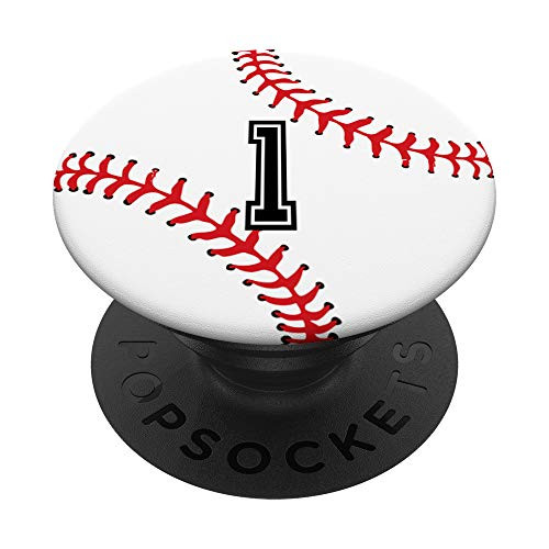 Number 1 Baseball Softball Pop Grip Sports Pocket Socket PopSockets PopGrip Swappable Grip for Phones Tablets Number 1 Baseball Softball Pop Grip Sports Pocket Socket PopSockets PopGrip Swappable Grip for Phones Tablets