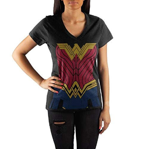 Wonder Woman Ladies Juniors Costume Cosplay T-Shirt Tee Shirt 1984 DC Comics Black XX-Large Wonder Woman Ladies Juniors Costume Cosplay T-Shirt Tee Shirt 1984 DC Comics Black XX-Large