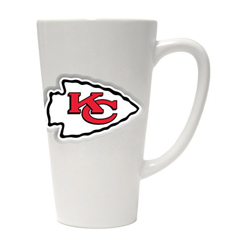 Boelter Brands NFL Kansas City Chiefs Sculpted Latte Mug 16-Ounce