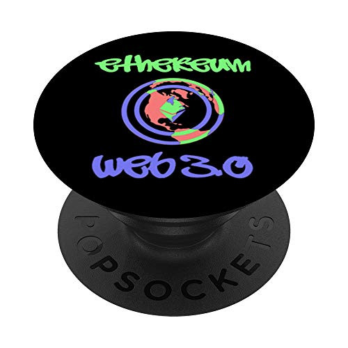 Ethereum Web 3_0  Cool Graffiti-Style Cryptocurrency PopSockets Grip and Stand for Phones and Tablets