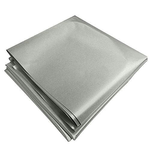 Copper Fabric Protection Fabric Blocking RFIDRF-Reduce EMFEMI Protection Conductive Fabric RF Signals Reduce Blocking RFID Radiation Shielding Fabric for Smart Meters Silver Grey