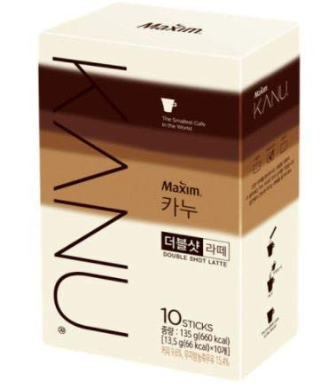 Kanu Maxim Double Shot Latte Instant Coffee 13_5g x 10T