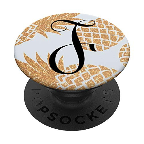 F Pineapple Popsocket - Pop Socket - Letter F - Initial PopSockets Grip and Stand for Phones and Tablets