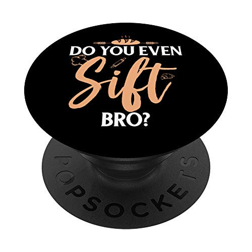 Funny Baking Chef Gift for Pastry Cook and Baker PopSockets Grip and Stand for Phones and Tablets