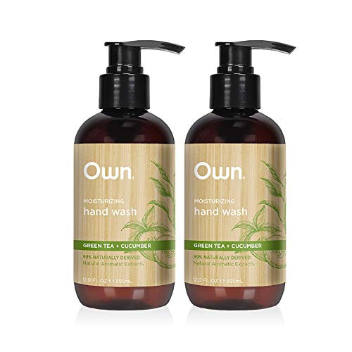 Own Beauty Hand Wash Green Tea and Cucumber 12-Ounce - Twin Pack