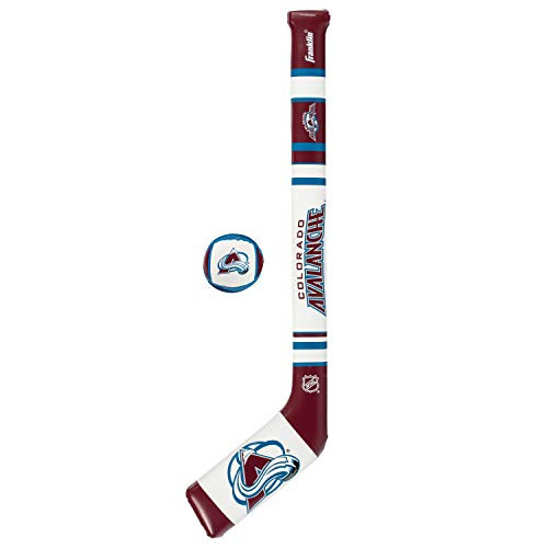 Franklin Sports NHL Colorado Avalanche Mini Soft Hockey Stick Set - NHL Team Soft Foam Mini Hockey Stick and Ball Set - Great Toy for Kids Franklin Sports NHL Colorado Avalanche Mini Soft Hockey Stick Set - NHL Team Soft Foam Mini Hockey Stick and Ball Set - Great Toy for Kids
