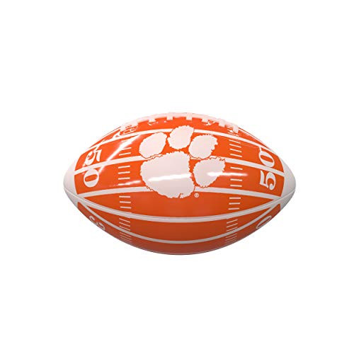 Logo Brands NCAA Clemson Tigers Mini-Size Glossy Football Team Color