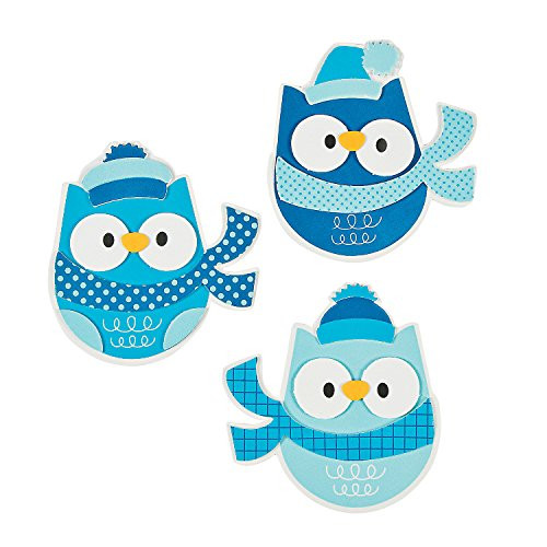 Foam Winter Owl Magnet Craft Kit -12 - Crafts for Kids and Fun Home Activities