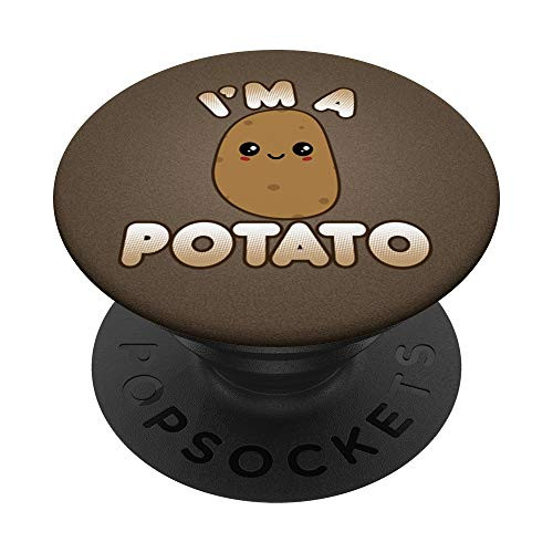 Funny Potato Costume Cute Kawaii Style Smiling Im A Potato PopSockets PopGrip Swappable Grip for Phones Tablets Funny Potato Costume Cute Kawaii Style Smiling Im A Potato PopSockets PopGrip Swappable Grip for Phones Tablets