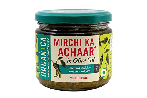 Organica Olive Oil Chilli Pickle 300g