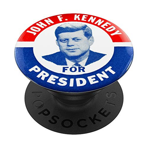 John F_ Kennedy - Obama Style PopSockets PopGrip Swappable Grip for Phones   Tablets