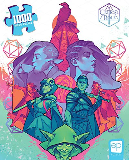 Critical Role Mighty Nein 1000 Piece Jigsaw Puzzle  Featuring Characters of Role-Playing Web Series  Collectible Puzzle for Critters and Critical Role Fans  Officially Licensed Critical Role Puzzle