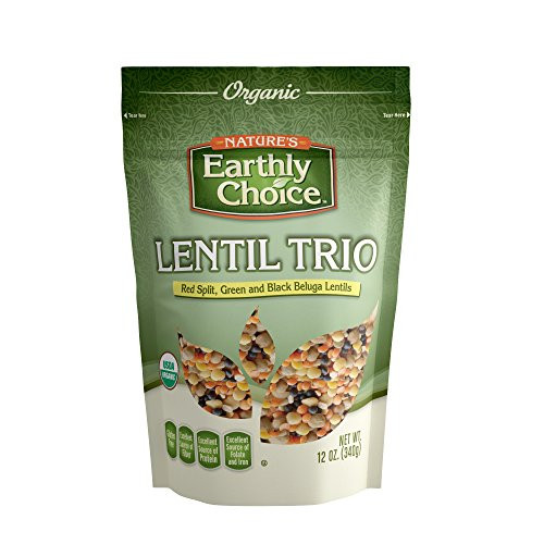 Natures Earthly Choice Organic Lentil Trio 12 Ounce