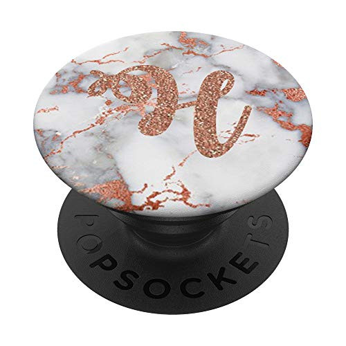 Marble with Letters H Monogram Pink Letter for Initial PopSockets Grip and Stand for Phones and Tablets Marble with Letters H Monogram Pink Letter for Initial PopSockets Grip and Stand for Phones and Tablets