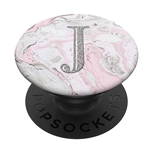 Marble with Letters J Monogram Letter Initial PopSockets Grip and Stand for Phones and Tablets Marble with Letters J Monogram Letter Initial PopSockets Grip and Stand for Phones and Tablets
