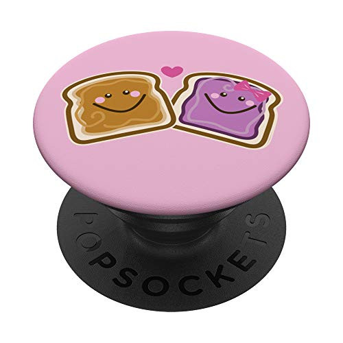 Peanut Butter and Grape Jelly PB J Lovers PopSockets Grip and Stand for Phones and Tablets