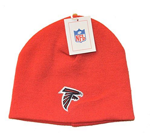 Reebok Atlanta Falcons ChildKids Red Cuffless Beanie Hat - Youth NFL Knit Skull Cap