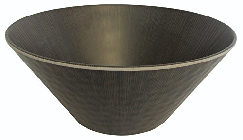 Merritt Walnut Wood 10 Melamine Serving Bowl