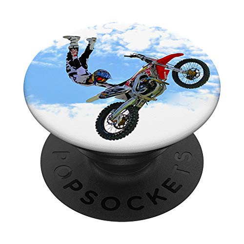 Supercross Motocross Love Race Motorcycle Dirt Bike Gear PopSockets PopGrip Swappable Grip for Phones   Tablets