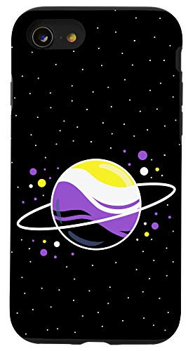 iPhone SE 2020  7  8 Nonbinary Outer Space Planet Nonbinary Pride Case