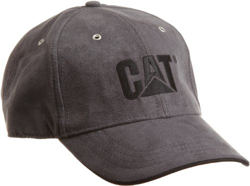 Caterpillar Mens Trademark Microsuede Cap Graphite One Size